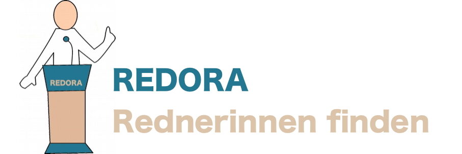 Logo Redora – Rednerinnen finden